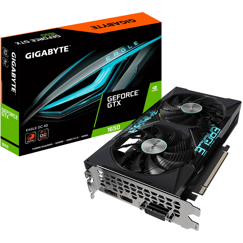 Gigabyte GeForce® GTX 1650 D6 EAGLE OC 4G